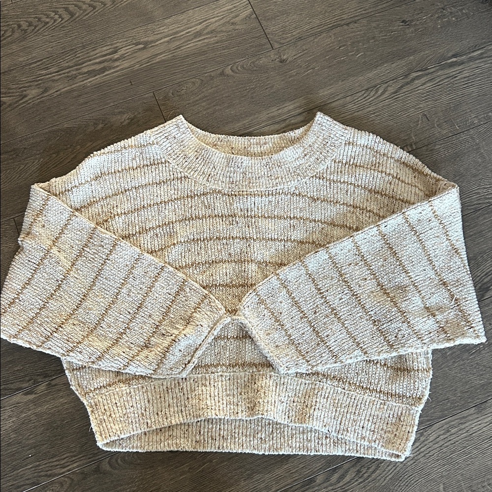 FREE PEOPLE Starlit striped sweater *beige/oatmeal* - Picture 10 of 14